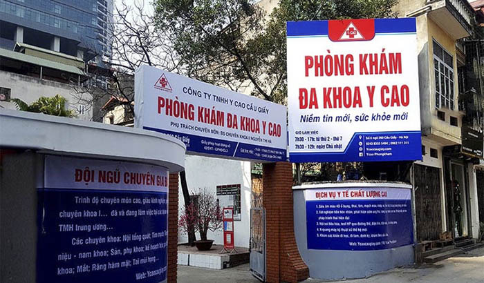 phong-kham-da-khoa-y-cao-1 Phòng khám Đa khoa Y Cao quận Cầu Giấy.